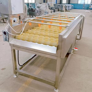 เครื่องล้างผักแบบฟองสำหรับอุตสาหกรรมพร้อมตลับลูกปืนและ SUS304เครื่องยนต์สแตนเลสสำหรับผักและผลไม้ - Product Image 4