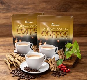 Mezcla de Café Herbal Instantáneo Premium con Ashwagandha 25g x 12 Sobres - Product Image 1