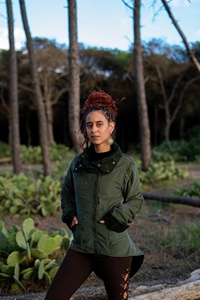 Fleece Lined Pixie Coat with Steampunk Elven Design Featuring Corset Lacing for Warm Stylish Layering in Cooler Weather - Product Image 2