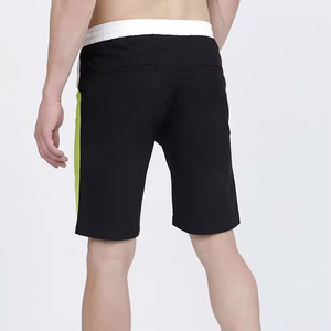 Classic Solid <b>Knee</b>-Length Summer Shorts for Men-<b>High</b> Street Soft Lounge Style Breathable Anti-UV Quick Dry Oxford Fabric Elastic - Product Image 5