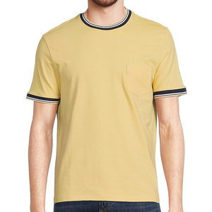 Camisetas de Hombre Nuevas de Verano, de Alta Calidad, 100% Algodón, Transpirables, de Manga Corta, Corte Regular, Cuello Redondo, Diseño Liso - Product Image 1