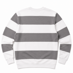 Sudadera Personalizada para Hombre con Bloques de Color y Rayas, Cuello Redondo, 100% Algodón, Felpa Gruesa, con Logotipo Personalizado, Informal, para Invierno - Product Image 5
