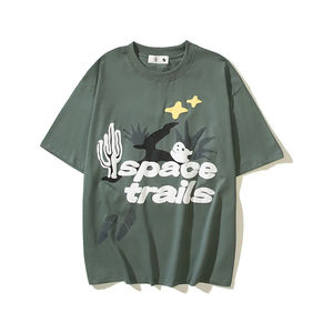 T-shirt personnalisé pour homme, coupe classique, coton écologique 220g de haute qualité, fabrication OEM en gros - Product Image 3