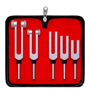 Ensemble de 5 diapasons médicaux pour la thérapie, la chirurgie et le diagnostic, de qualité allemande - Product Image 1