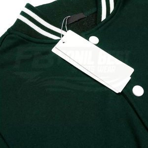 Veste universitaire pour homme de haute qualité, prix de gros abordable, col montant, écologique, respirante, hiver, baseball, grandes tailles - Product Image 3