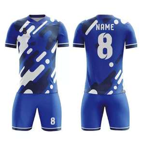 New Arrival Men's <b>Soccer</b> Uniform-Customizable Colors Sizes Breathable 100% Polyester Quick Dry Short Sleeves All Seasons - Product Image 1