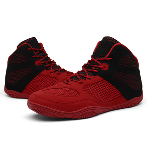 Zapatillas de Boxeo de Corte Medio al por Mayor de Fábrica, Botas de Entrenamiento de Color Personalizado, OEM, Diseño Personalizado, Zapatillas de Combate de Caña Baja con Alto Agarre y Rendimiento - Product Image 6