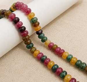 ลูกปัดพลอยทัวร์มาลีนทรงรอนเดลคุณภาพดีที่สุด สำหรับทำเครื่องประดับจากธรรมชาติ - Product Image 6