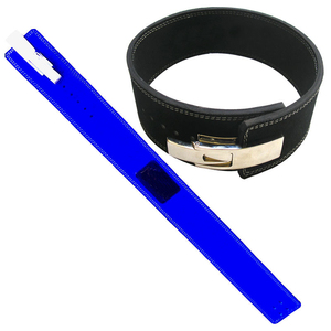 Ceinture de musculation à imprimé léopard, réglable, respirante, soutien lombaire, entraînement de force, unisexe, fermeture à boucle en cuir de vache - Product Image 3