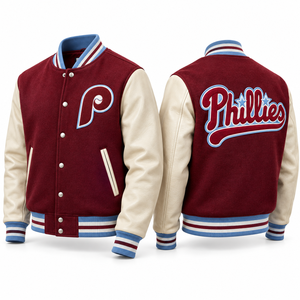 Chaquetas de Béisbol Personalizadas, Diseños de Ropa con Logotipo Personalizado, Etiqueta Privada, Solicitud de Muestras, Mercancía de Temporada, Estilo Contemporáneo - Product Image 4
