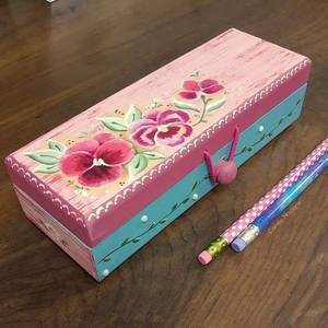 Handcrafted <b>Wooden</b> Hand Painted <b>Box</b> Rustic Decorative Storage Chest for Jewelry, <b>Small</b> Items & Luxury Gift Packaging <b>Wooden</b> <b>Box</b> - Product Image 5