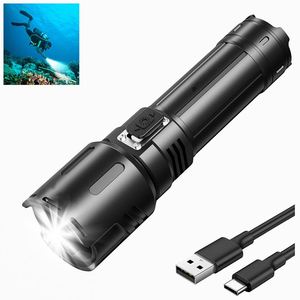 Lampe de plongée sous-marine CITICITY haute luminosité 1400 lumens, batterie 5000 mAh, portée 300 m et profondeur 200 m, source de lumière LED - Product Image 3