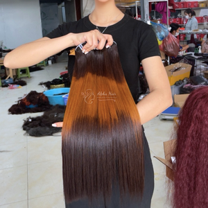 Produit vierge non transformé de qualité supérieure brut de meilleure qualité extensions de cheveux raides perruque frontale cheveux à cuticule alignée prêts à être expédiés - Product Image 3