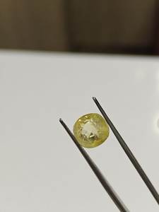 Zafiro amarillo de alta calidad de 8.50 ct, forma redonda, piedra suelta para fabricantes y diseñadores de joyas - Product Image 6