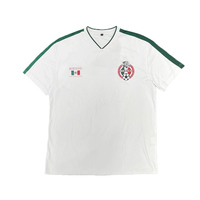 Maillot de foot du Mexique, logo personnalisé, col en V, manches courtes