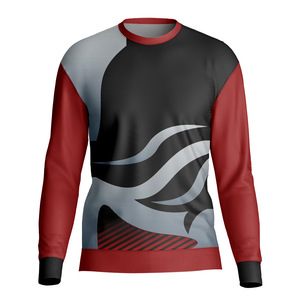 Camiseta de manga larga para hombre, diseño ligero y cómodo, cuello redondo, poliéster y algodón TC. - Product Image 1