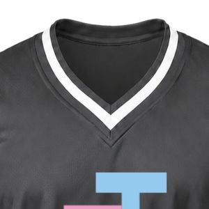 เสื้อกีฬาปักลายสีเทา JJ คอวี แขนสั้น ลายทางสีขาว เสื้อทีมกีฬาน้ำหนักเบา ชุดกีฬา - Product Image 2