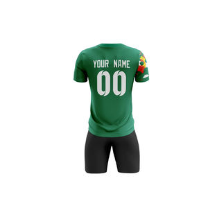 Ensemble d'uniformes de football fabriqués par un fabricant professionnel, découpe automatisée, 100% polyester, short antibactérien, séchage rapide, respirant - Product Image 3