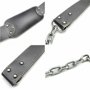 Ceinture de musculation unisexe en cuir pour tractions avec poids, haute performance, pour séances de powerlifting, prix de gros, ceintures de gym - Product Image 3