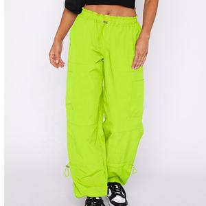 Summer and Autumn Cargo Pants <b>Ladies</b> Casual <b>Trouser</b> Woman Clothes Pants Women High Waisted <b>Trousers</b> with Pocket - Product Image 2