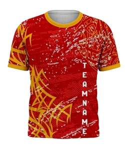 ผู้ผลิตชุดยูนิฟอร์มทีมชายแบบสั่งทำพิเศษ (OEM) เสื้อกีฬาถักแบบเป็นทางการ ผลิตจากโพลีเอสเตอร์/คอตตอน พิมพ์ลายดิจิทัล แขนสั้น คอเสื้อแบบพิเศษ - Product Image 3