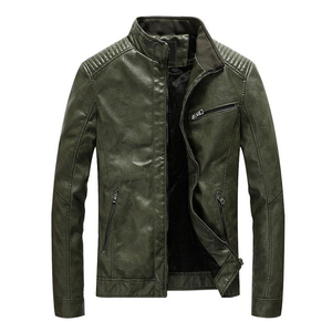 Chaqueta de Cuero Genuino para Hombre en Oferta, Material de Cuero, Mangas Largas, Nuevo Diseño, Estilo Urbano, Diseño Profesional - Product Image 6