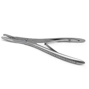 Rongeurs à os Ruskin 18,0 cm, instrument chirurgical orthopédique, forceps à double action en acier inoxydable pour la coupe des os en chirurgie - Product Image 1