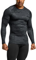 Chemise de surf et de natation pour homme, coupe ajustée, UPF 50, avec logo personnalisé sur le devant, tricotée, formelle