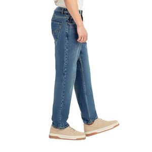 Wholesale slim fit Denim <b>Jeans</b> Light Blue Wash Breathable Cotton Fabric Classic Casual Pants For Daily Use - Product Image 2