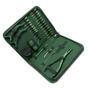 Kit d'outils professionnels durables pour extensions de cheveux avec pince, aiguille à crochet, clips, extensions de cheveux humains, acier inoxydable doré, salon - Product Image 3