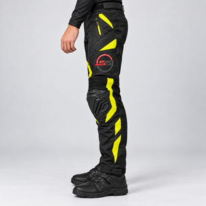 Pantalon de moto de qualité supérieure avec tissu résistant, coupe confortable, design protecteur, construction respirante pour la conduite à moto - Product Image 2