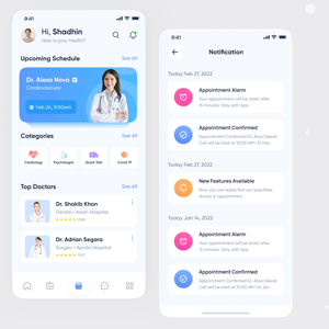 การพัฒนาแอปจองนัดหมายของ RoyalCraft Healthcare Enterprise พร้อมแดชบอร์ดสำหรับแพทย์และผู้ป่วย |   มีสินค้าในสต็อกสำหรับ IOS และ Android - Product Image 1