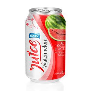 Boisson Tropi Juice 330ml en canette aluminium courte, purée de fruits 100% naturelle, faible en gras, stérilisée, pressée fraîchement, 5 Brix, eau de goyave - Product Image 1