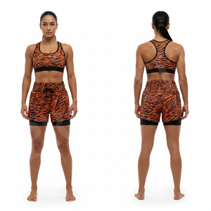 Shorts Deportivos 2 en 1 para Mujer, Estilo Único, Poliéster, Doble Capa, para Gimnasio, Running, Fitness, Secado Rápido, Transpirables - Product Image 3