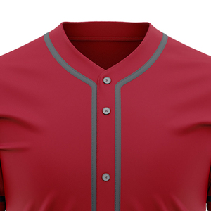 Wholesale High Fashion Short Sportswear with Custom Blank New Design Wholesale Best Quality Unisex Half-Sleeve <b>Baseball</b> Jerseys - Product Image 4