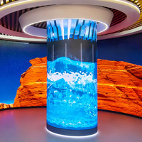 Écran LED flexible P1.2/P1.5/P1.8, mur vidéo incurvé, 16 bits, couleur pleine, personnalisation de la forme, 4K HDR10+