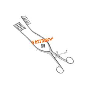Retractores y Pinzas Afiladas de 2.6 cm para Microcirugía, Acero Inoxidable, Manuales, Certificación CE Clase III, 2 Años de Garantía, Marca Satinsky - Product Image 1