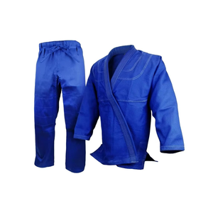 Uniforme de karaté pour hommes de haute qualité avec logo personnalisé brodé, en polyester et coton, tenue d'arts martiaux, prix d'usine, entraînement - Product Image 6