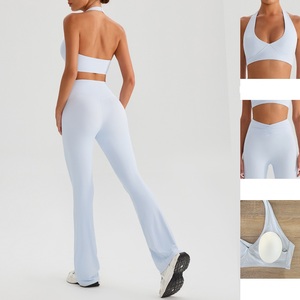 Active Wear Gym 2 Pieces Yoga <b>Sets</b> Fitness Sportswear Workout <b>Sets</b> for Women Sportswear Breathable Workout Clothes - Product Image 2