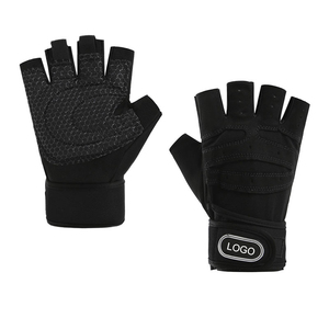 Gants de musculation demi-doigts en cuir PU légers, vente en gros d'usine, produit très demandé, équipement d'entraînement de gym en gros - Product Image 1