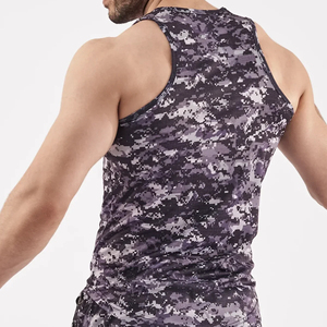 Custom Design Men Tank Top OEM Polyester Fabric Lightweight Breathable Gym Fitness <b>Vest</b> Manufacturer Worldwide - Product Image 4