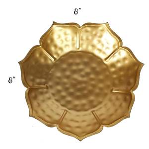 Cuenco Urli Taj Personalizado para Decoración del Hogar, Cuenco de Loto de Metal de Latón Duradero, para Uso en Interiores, para Flores Flotantes en Agua - Product Image 3