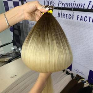Extensions de cheveux humains vierges russes slaves vietnamiens blonds noirs afro crépus en vrac de qualité supérieure 2026 pour tressage - Product Image 3