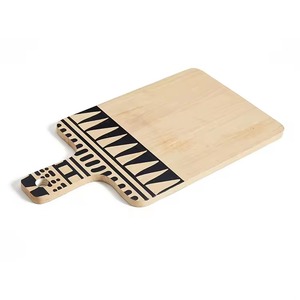 Tabla de cortar de madera con mango, tabla para servir queso, tabla de picar, tabla de preparación de alimentos para cocina, fabricante directo - Product Image 1