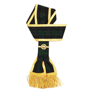 TOP Selling Custom Embroidered Masonic Regalia Sash with Sequins and <b>Sew</b>-On Badge Durable for Uniform Use OEM ODM Service - Product Image 3