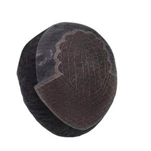 Q6 Yaki Human Hair <b>Wig</b> <b>Mens</b> Toupee Virgin Remy Single Weft Bangladash Naturalizer Curl Bonnet Hair Extension Remi - Product Image 6