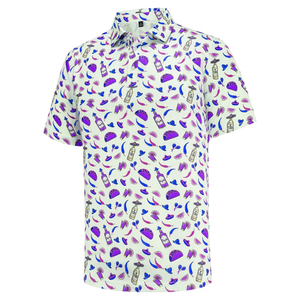 Polo pour homme imprimé à manches courtes, col rabattu, décontracté, pour le golf, OEM ODM, polo personnalisé - Product Image 5