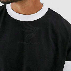 Low Moq Custom Cotton T- Shirt For Men Blank Over Size T-Shirt For Adult Size Over Size T-Shirt For Men For Online Sale - Product Image 6