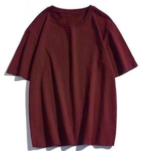 Camiseta extragrande sólida de algodón 100% personalizada, moda de verano para hombre, camisetas clásicas de manga corta, camisetas extragrandes de Hip Hop - Product Image 4