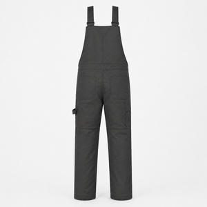 Overoles de Alta Visibilidad para Hombre, Premium, de Algodón Twill Transpirable, con Tirantes Ajustables, Hebillas Negras, Bolsillos Utilitarios y Rodillas Reforzadas - Product Image 3